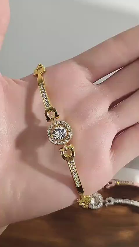 1 Pc Rhinestone Chain Bracelet