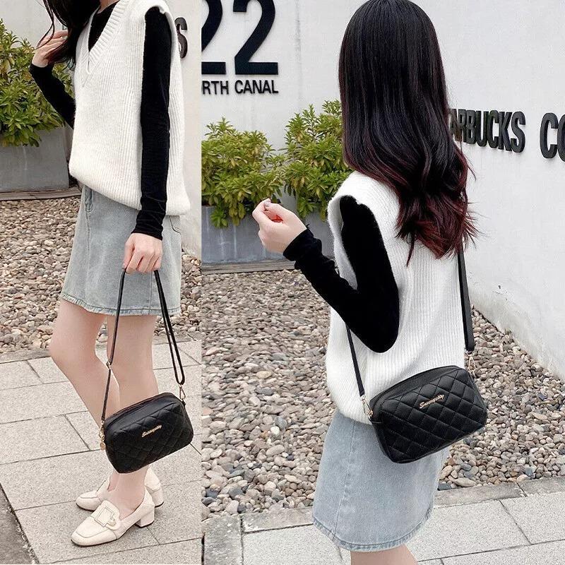 Chic Girl's PU Leather Embroidered Shoulder Bag, C-AR-2