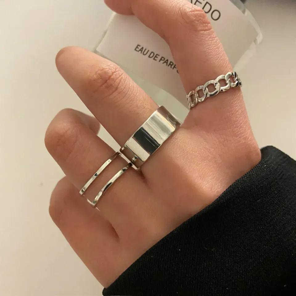 3 Types Rings Set