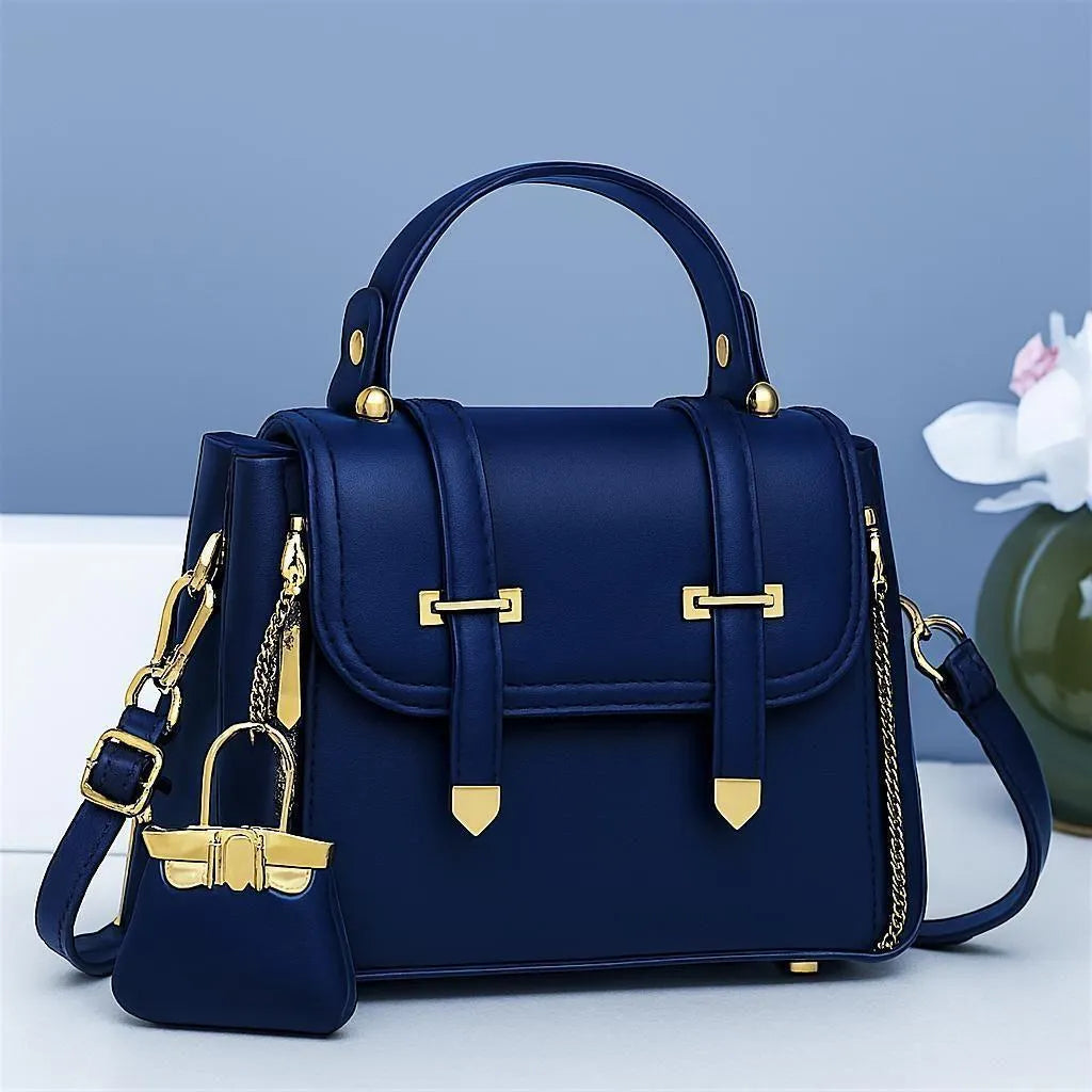 Girl's Rexine Plain Hand Bag