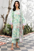 3 Pcs Women's Unstitched Printed Suit