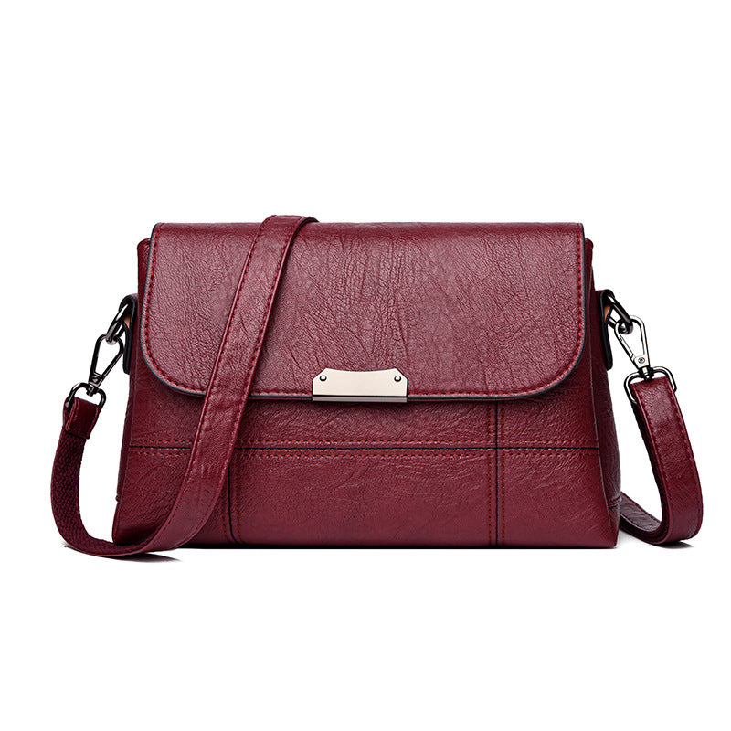 Black Korean Style Shoulder Messenger Bag for Women