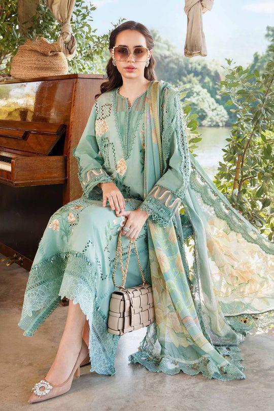 3 pcs Women's Unstitched Embroidered Suits