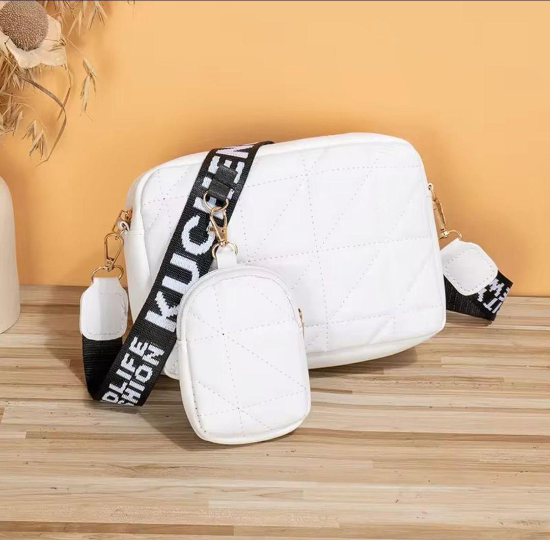 Stylish Girl's Multicolor Crossbody Bag - 1 Pc