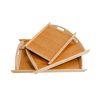 03 Pcs Set Wood Serving Tray For Kitchen | Best Quality Wooden Tray Set For Home | Wooden-serving Trays