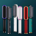 Electric Hair Straightener Brush with 5-Stage Heat Control