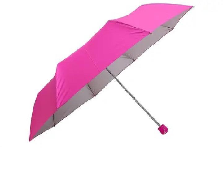 1 Pc Weather-Resistant Black Fiberglass Umbrella - Easy-To-Use Outdoor Companion