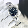 Men's Square Watch with Chain Strap - 1 Pc Quartz Movement and Water Resistant Design