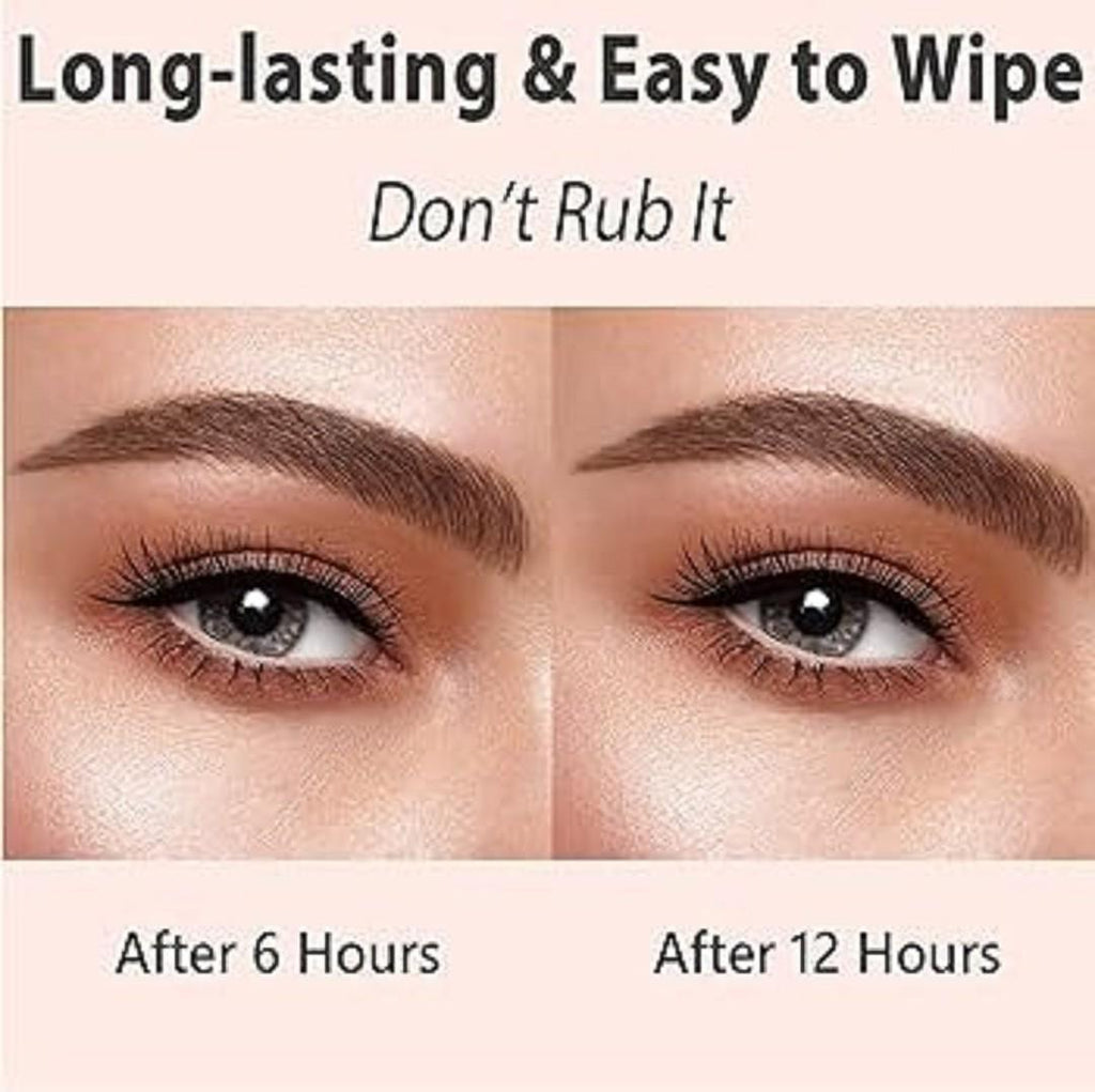 Waterproof Smudge Proof Eyebrow Pen - 1 Pc Brown Shades