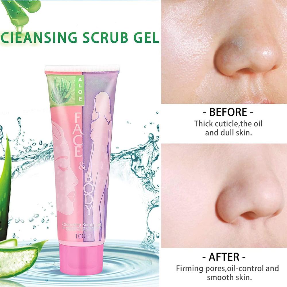 Face & Body Scrubbing Gel, 100ml