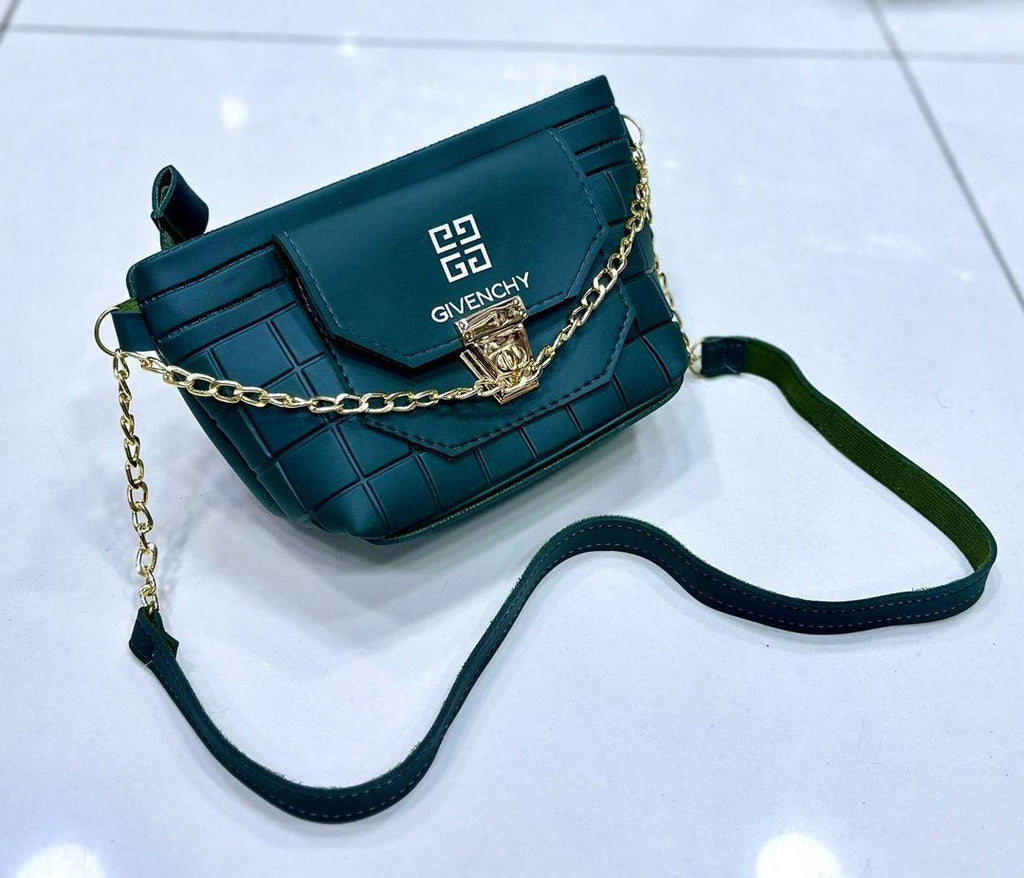 Multicolor Girl's Chain Crossbody Bag - 1 Pc Stylish Accessory