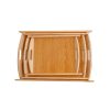 03 Pcs Set Wood Serving Tray For Kitchen | Best Quality Wooden Tray Set For Home | Wooden-serving Trays