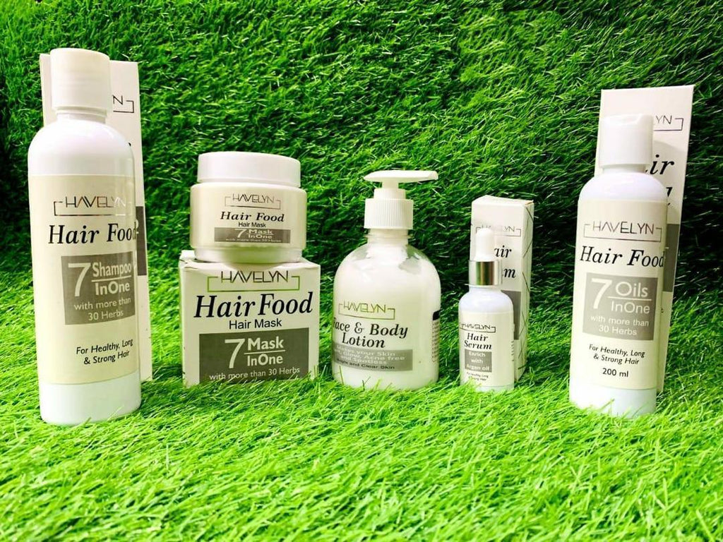 5 in 1 Hair and Body Care Set – 5 Pcs Essential Hair Oil, Mask, Shampoo, Serum & Body Lotion