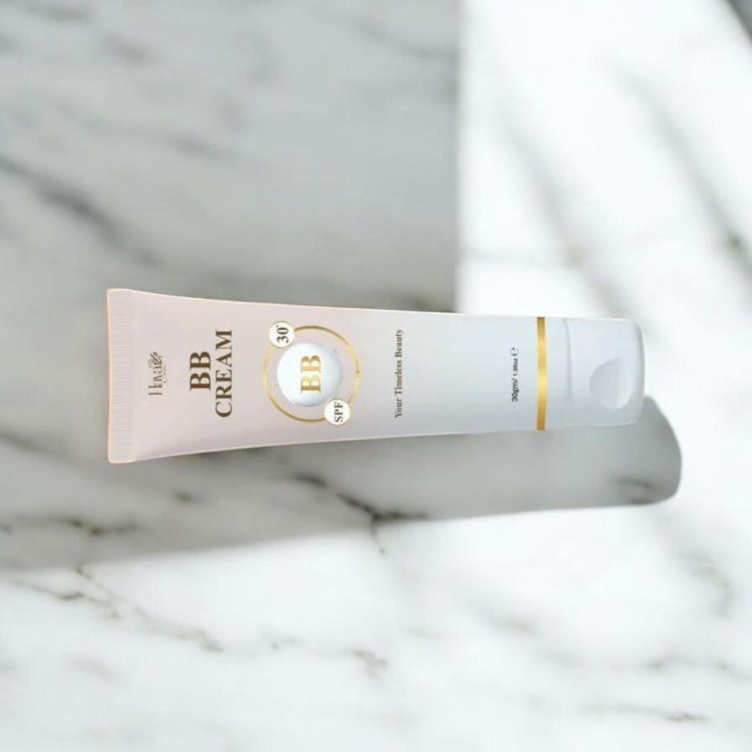 Glowy BB Cream for All Skin Types - 24 Hours Full Coverage & Dark Spots/Acne Coverage - 1 x BB Cream