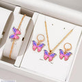 3 Pcs Gold Plated Necklace And Bracelet Set