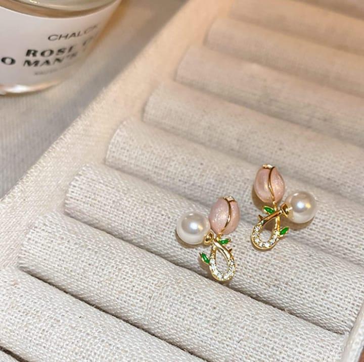 Funky 925 Sterling Silver Zircon Earrings