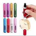 10 Pcs Reusable Multicolor Perfume Refiller - Perfect Storage Solution