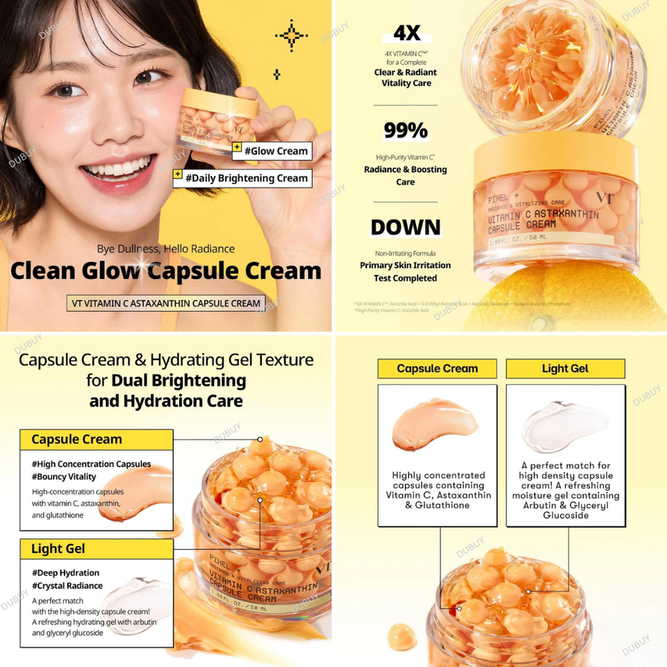VT Cosmetics Vitamin C Astaxanthin Capsule Cream 50ml