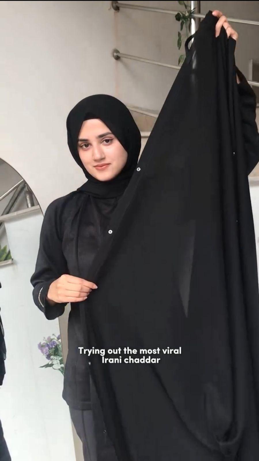 1 Pc Georgette Plain Irani Chadar