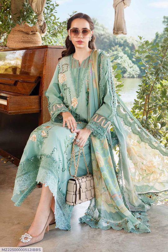 3 pcs Women's Unstitched Embroidered Suits
