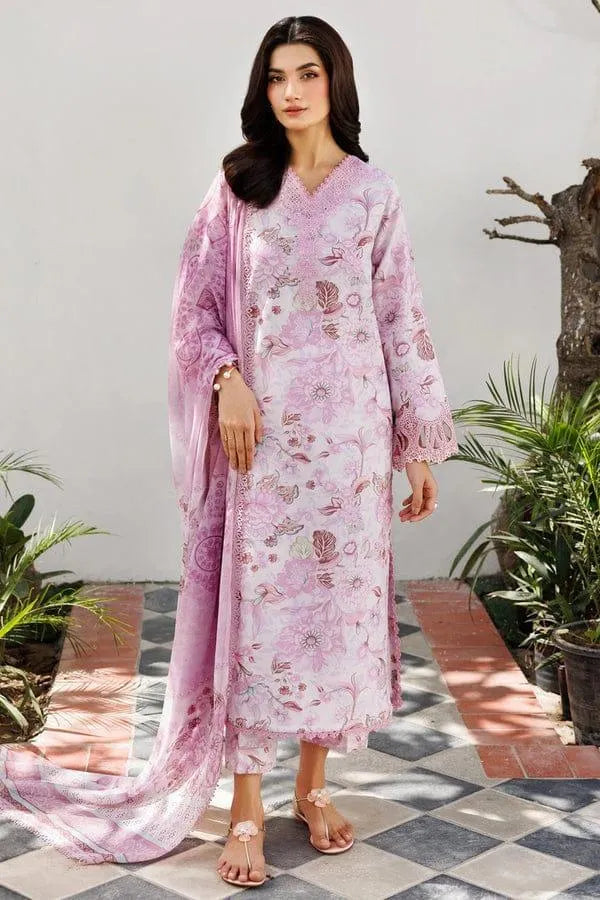 3 Pcs Women's Unstitched Printed Suit