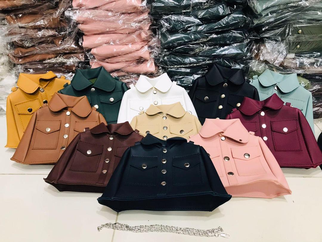 Stylish Girl's Black Rexine Shoulder Bag - 1 Pcs